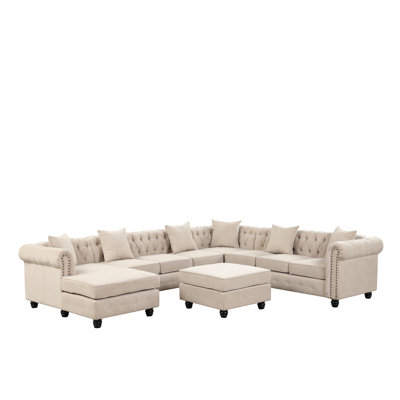 Joahna Upholstered Sectional Left Hand Facing
