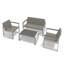 Canapé double en aluminium tissé en aluminium-60711988