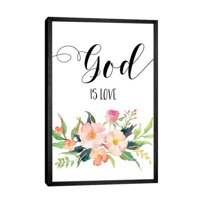God Is Love - Print on Canvas