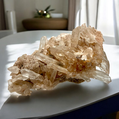 Catharine Pink Himalayan Quartz - Center piece