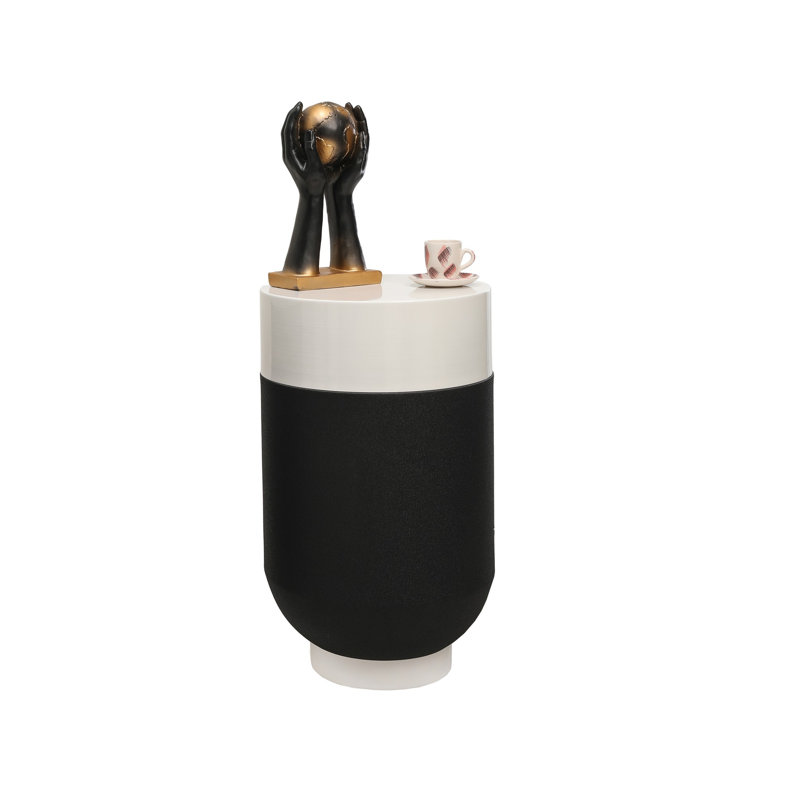 Ensemble de tables Brothwells, H 27,6 po, Blanc, 1
