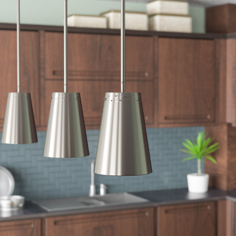 Deane 1 - Light Brushed Nickel LED Single Pendant