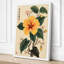 Golden Hibiscus Bloom Botanical - Wrapped Canvas-654481186-654481199