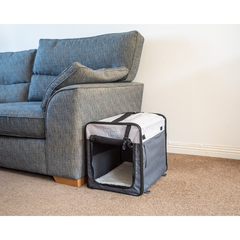 Collapsible Pet Carrier with 1 Door, Medium (50cm H x 46cm W x 60cm L)