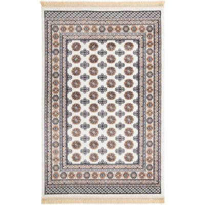 Traditional Hinshaw Area Rug Ivory Color