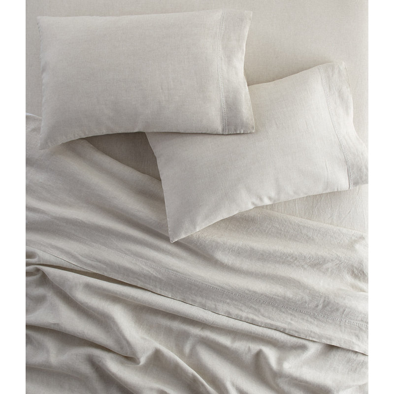 Linen Pillowcase, Natural, King Pillowcase