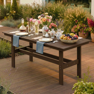 All-Weather HDPE Outdoor Dining Table