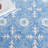 Ebony Hand Tufted Wool/Cotton Southwestern Rug in Blue/Ivory-113063417