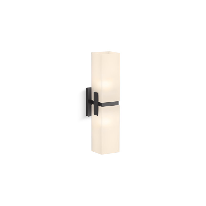 Honesty Two-Light Sconce, Matte Black