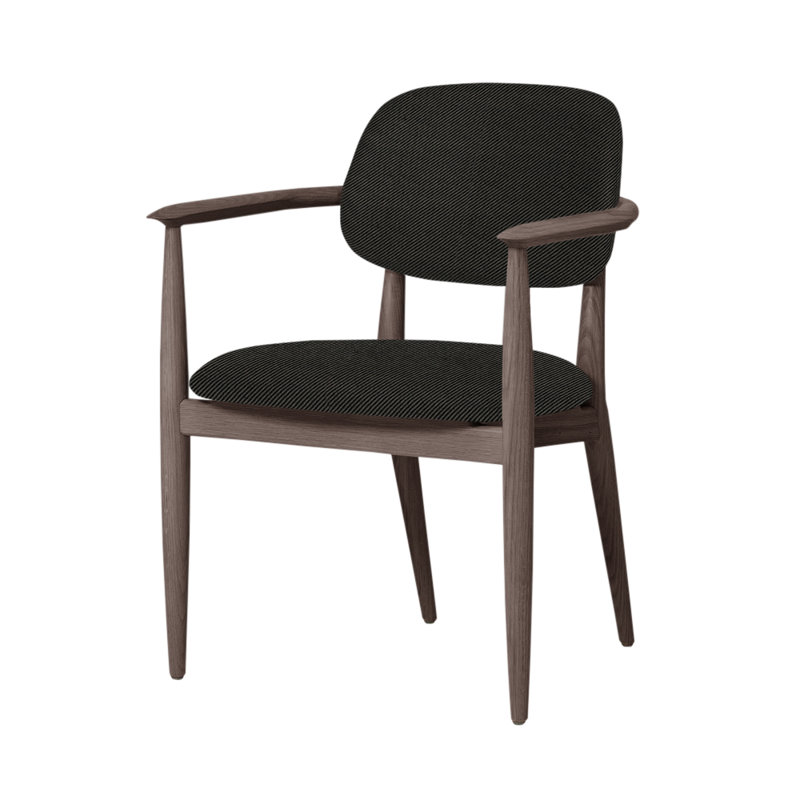 Slow Arm Chair, Main Line Flax MLF36, Soap Finished Walnut