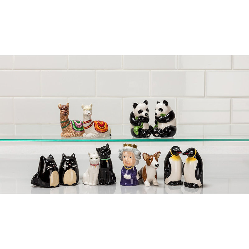 Ensemble de salière et poivrière Mr. MJs Sitting Pandas