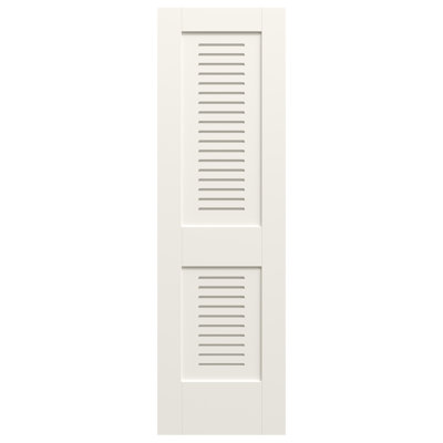 2 Panel Primed MDF Interior Door Slab Full Modern Ventilated Panel