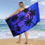 Serviette de plage de nuit sans sable 63 "x32", serviettes de voyage légères à séchage rapide pour adultes