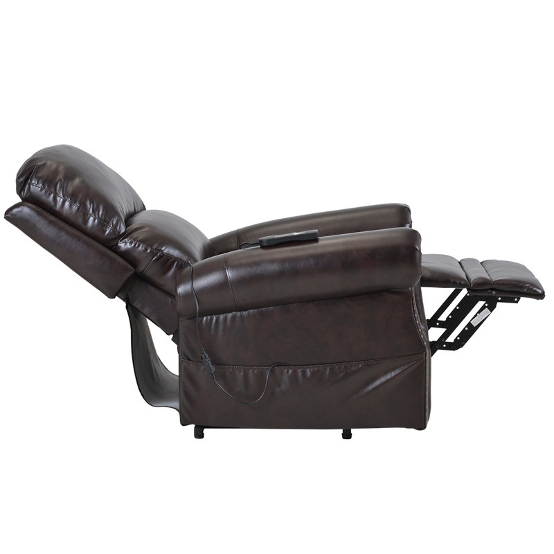 Fauteuil inclinable électrique lève-personne de 35,8 po Alcorn, Brun foncé
