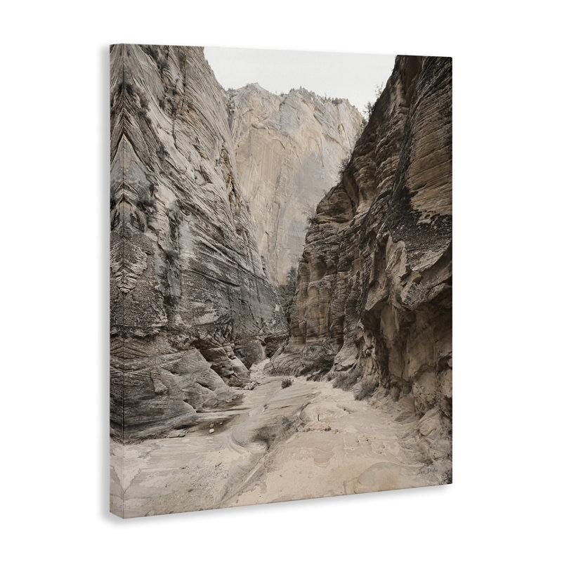Art mural sur toile «Sandy Cliff» par Lori Deiter, H 20 po x l 16 po