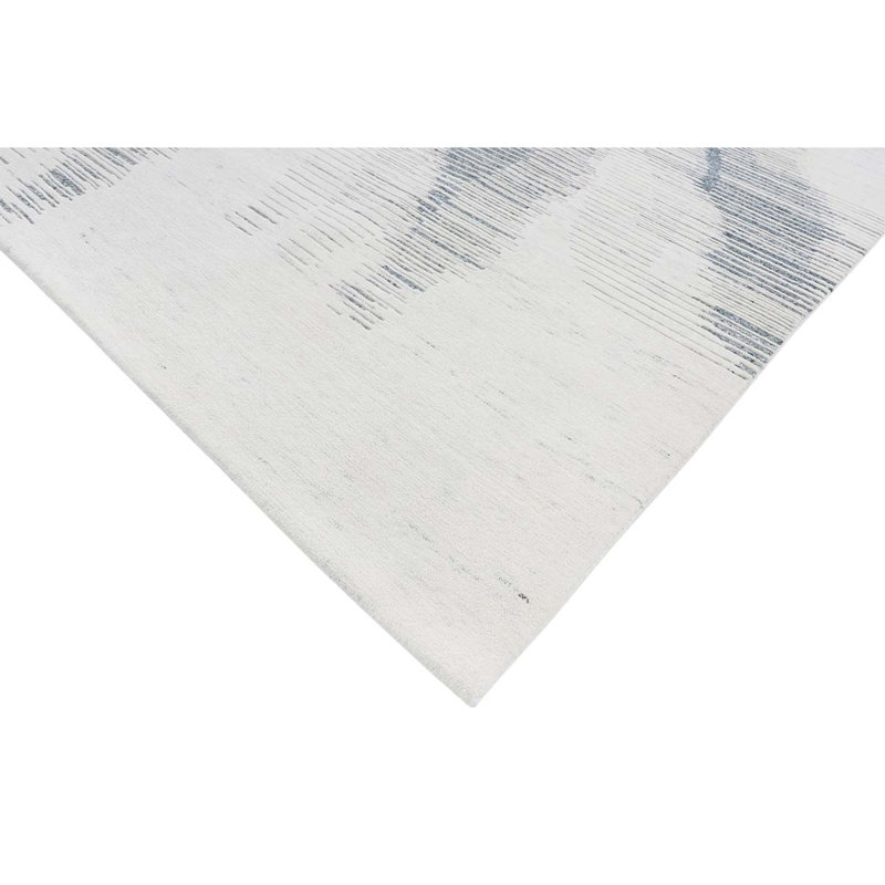 Handmade Wool Abstract Area Rug, Rectangle 8' x 10'