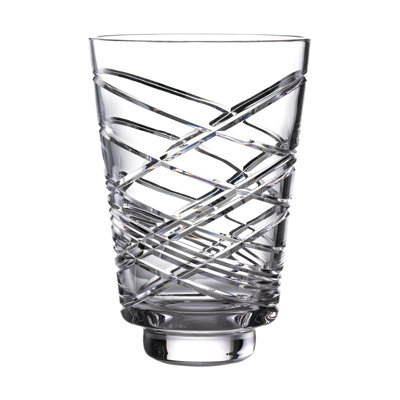 Aran Clear 12" Crystal Table Vase