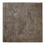 Origins Dining Table, Gray Stone, Square, Brushed Stainless Steel Base