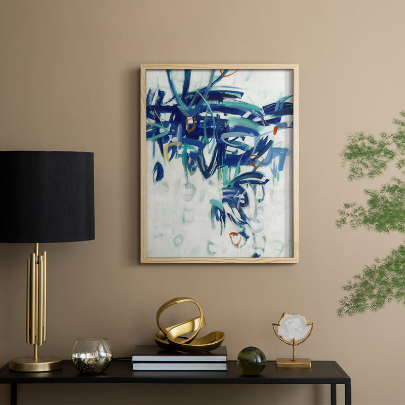 Child's Play I, reproduction encadrée - bois massif, Naturel, H 11 po x l 9 po