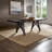 Cipolla Wood Finish 72"-90" Extendable Dining Table-630342283