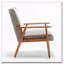 Fauteuil avec cadre en bois de 25,38 po de largeur-599179292