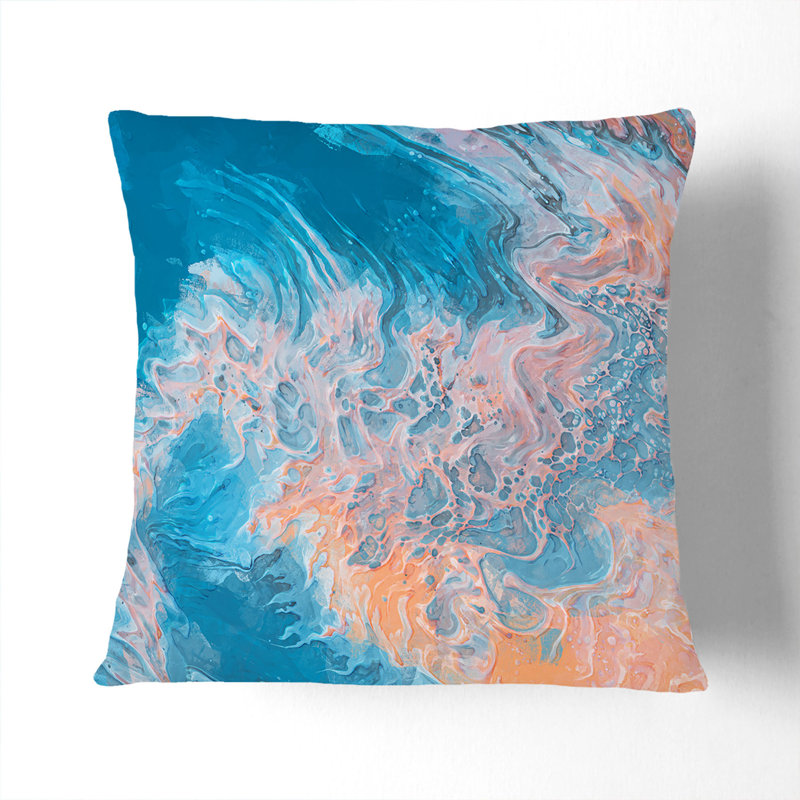 Abstract Square Cushion, 40cm H x 40cm W x 15cm D