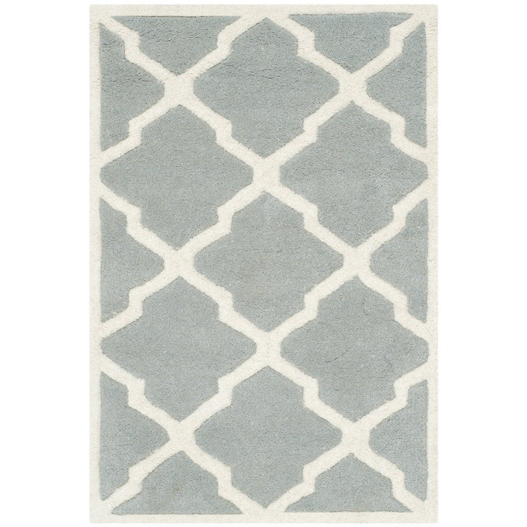 Carolene Hand Tufted Wool Geometric Rug