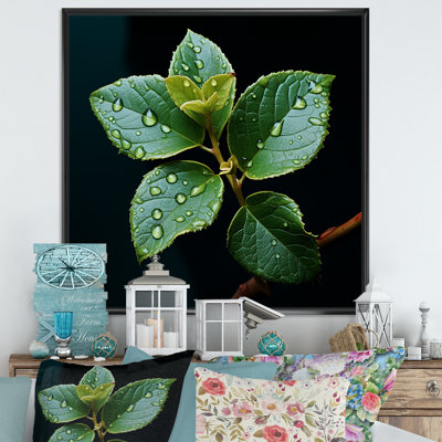 Bleu sarcelle Tranquility Leaf Expression I