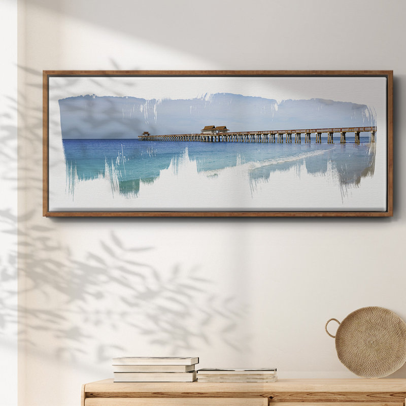 Virginia Beach Pier- Framed Canvas