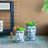 5X5.5X9" Easter Island Cement Planter