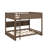 Queen Over Queen Bunk Bed With Cabinets And USB Ports-282328761