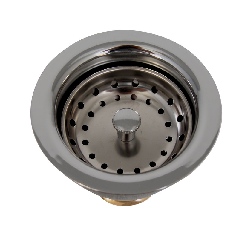 Basket Strainer, Polished Stainless