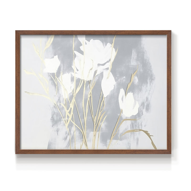 Abstrait, série LIX, reproduction encadrée, H 8 po x l 10 po, Noyer