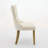 Velvet Upholstered Dining Chair with Golden Wooden Legs-1215305090-1215305093