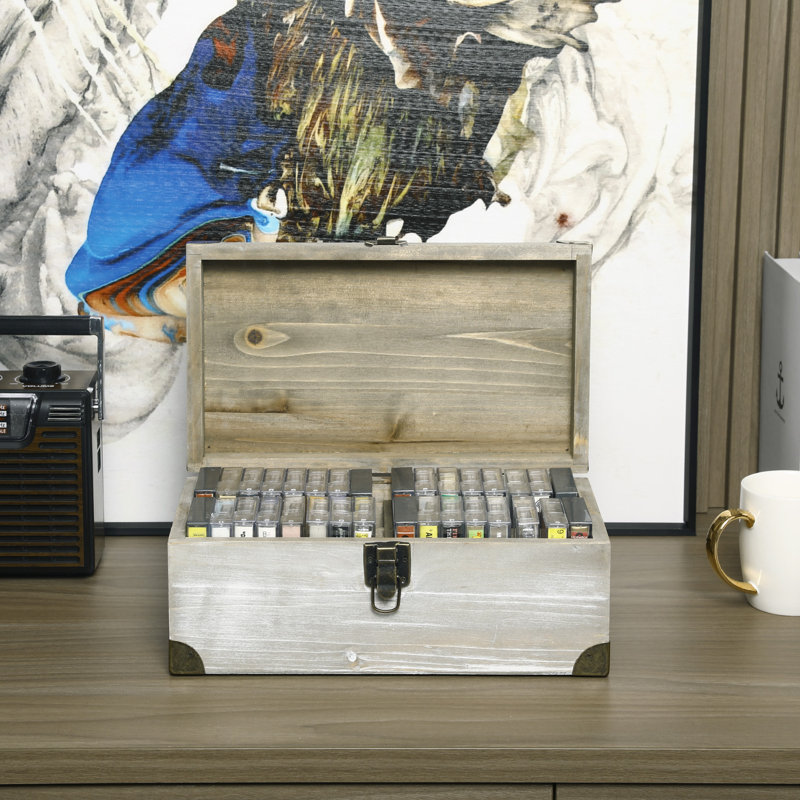Solid Wood Decorative Bin