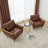 Corvo Faux Leather Armchair-1673942192