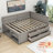 Nadiv Wooden Daybed with 4 Drawers-589121439-589121440