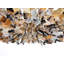 Luminaire suspendu 8 lumières avec agate de rivière multicolore Metropolitan Flotsam