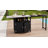 Versatile Outdoor Cabinet With Folding & Expandable Work Surfaces, Ample Storage Space, And Lockable Wheels