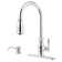 Hanover Pull Out Single Handle Kitchen Faucet with Soap Dispenser