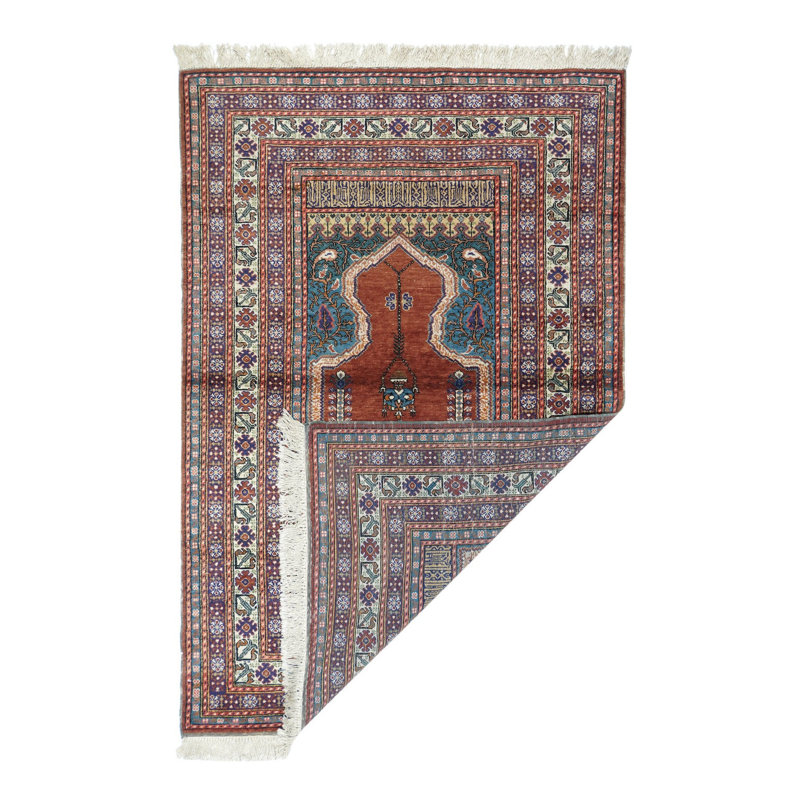 Silk Striped Area Rug