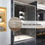 Porte de douche coulissante simple encadrée l 60 "x H 72"-84790871