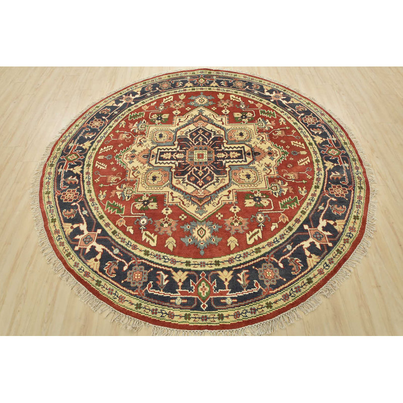 Tapis unique rouille de 7 pi 11 po