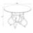 Jefferson 4 - Person Pedestal Dining Set
