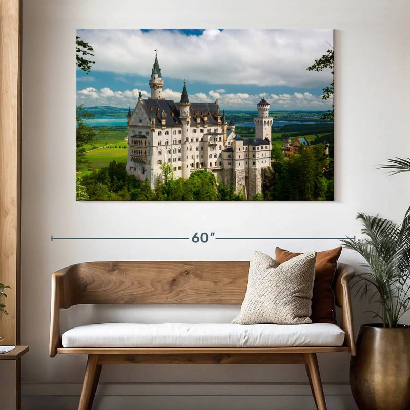 Lilie The Neuschwanstein Castle, 34" H x 51" W