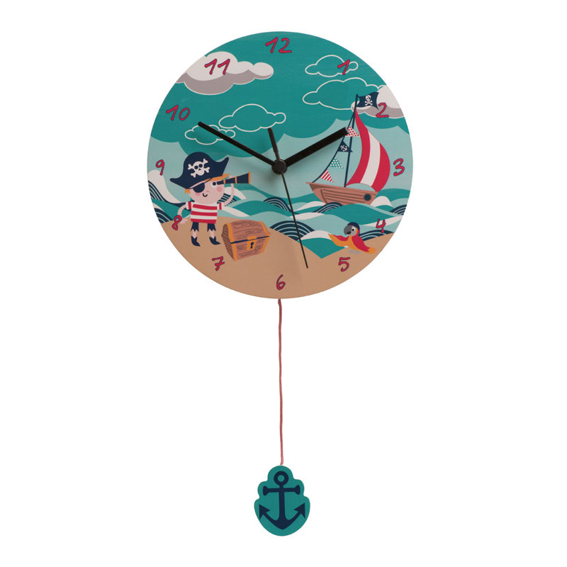 Kierra Wood Wall Clock