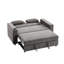Grey Bed With Adjustable And Practical Cup Holders Versatile In For Small Spaces Lumbar Pillows-1861735308