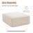 Acuna Corduroy Upholstered Ottoman-593684458