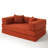 65Inch Floor Sofa Bed, 5-In-1 Convertible Sleeper Sofa With Removable Armrests, Corduroy Fabric Sofa Couch, No Assembly Required For Living Room, Dorm, Studio-1540789392