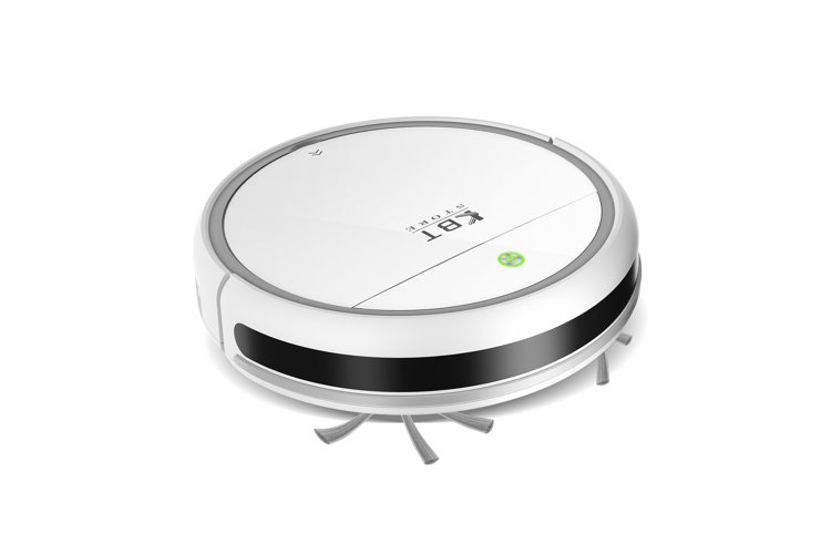 white robotic vacuum